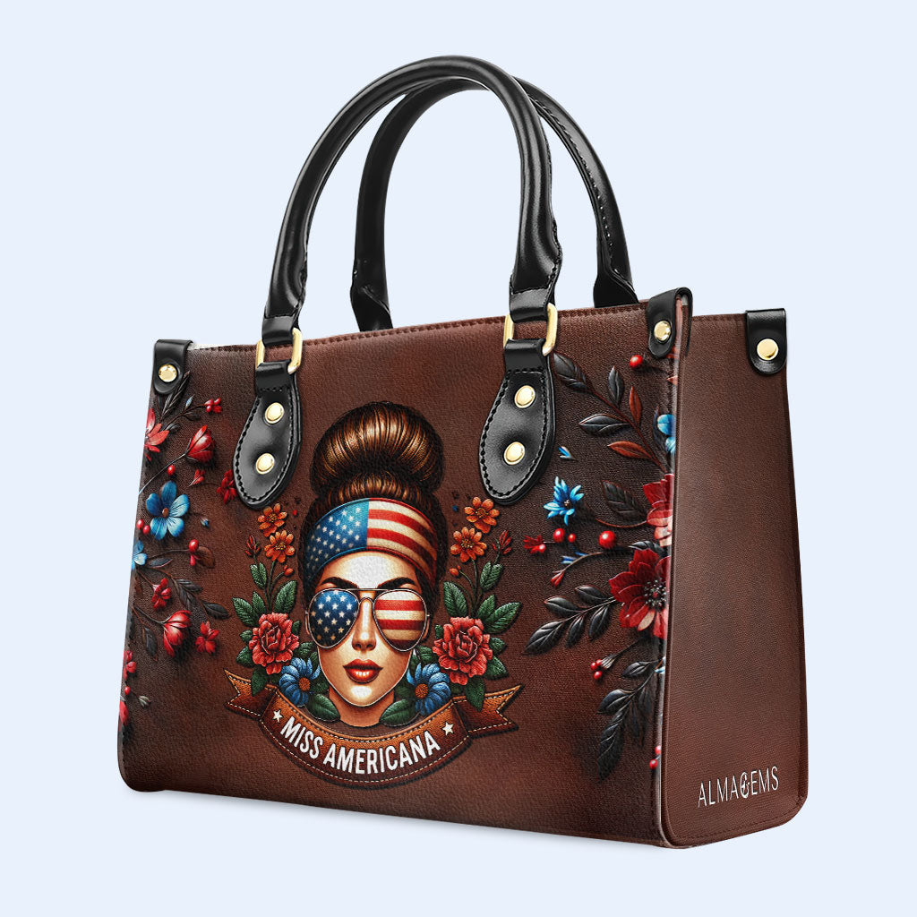 Miss Americana - Sac à main en cuir - IND17
