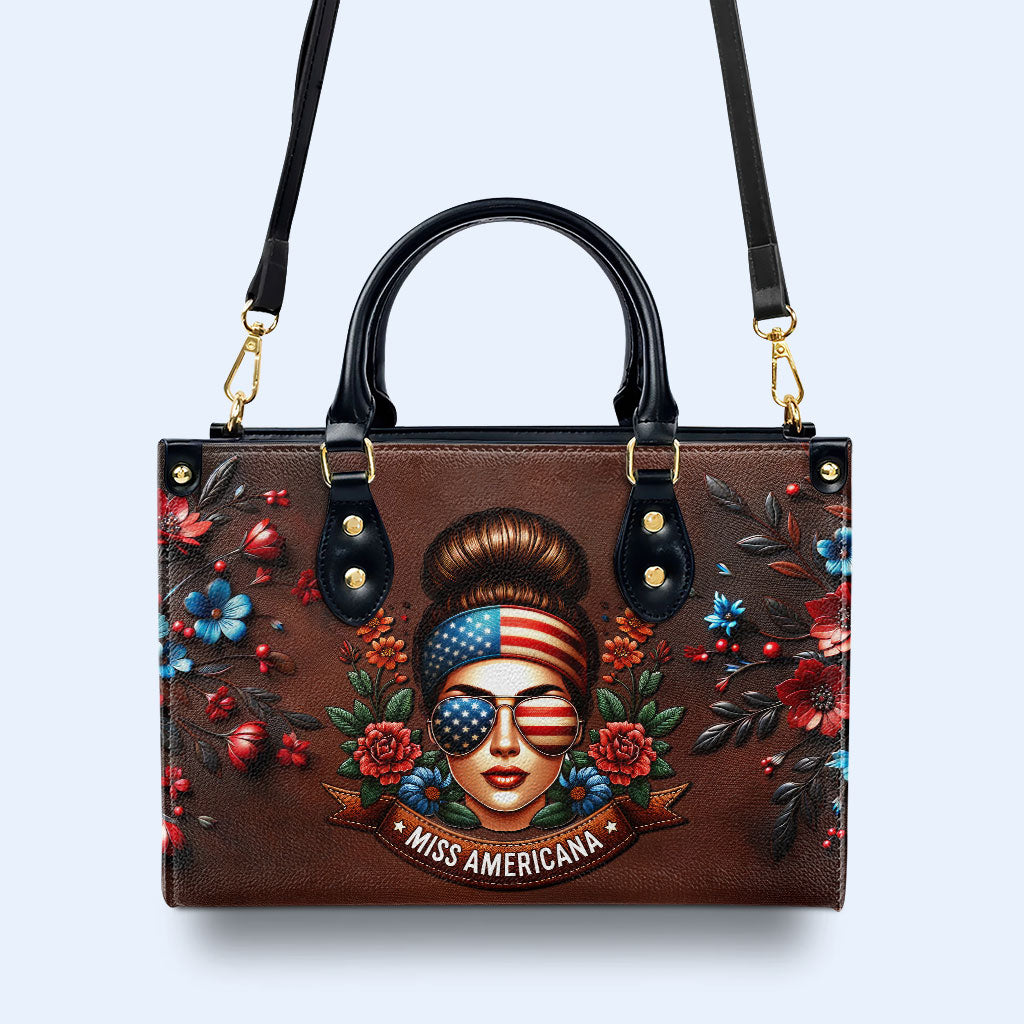 Miss Americana - Sac à main en cuir - IND17