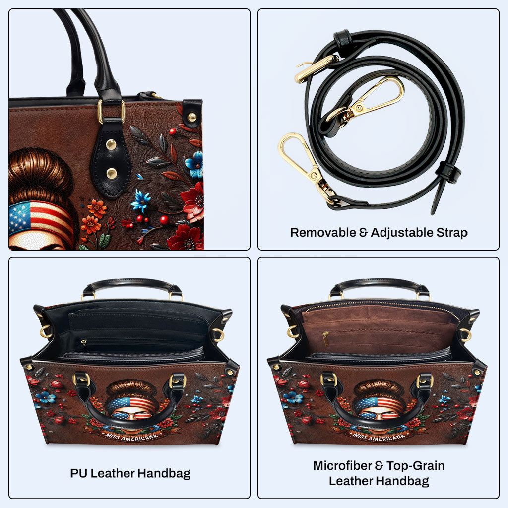 Miss Americana - Sac à main en cuir - IND17