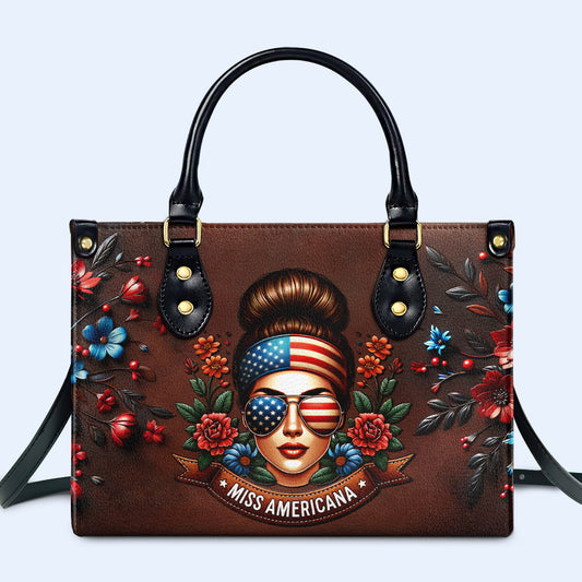 Miss Americana - Sac à main en cuir - IND17