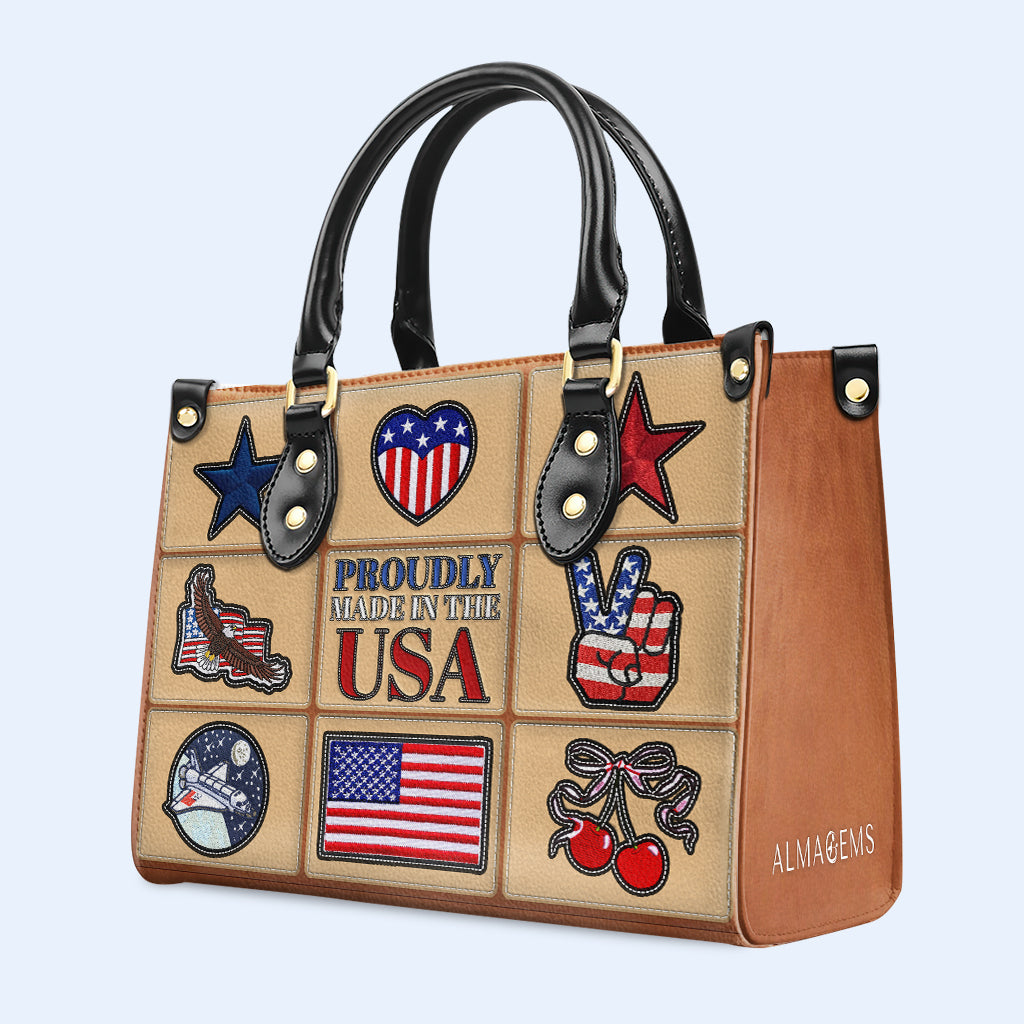 Proudly Made In The USA - Leather Handbag - IND18