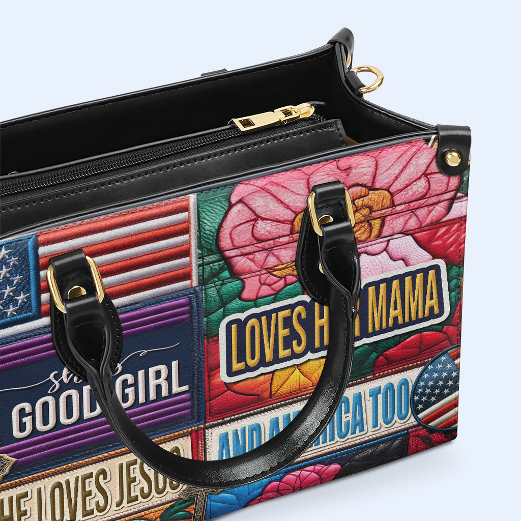 Elle est une bonne fille - Sac à main en cuir - IND19