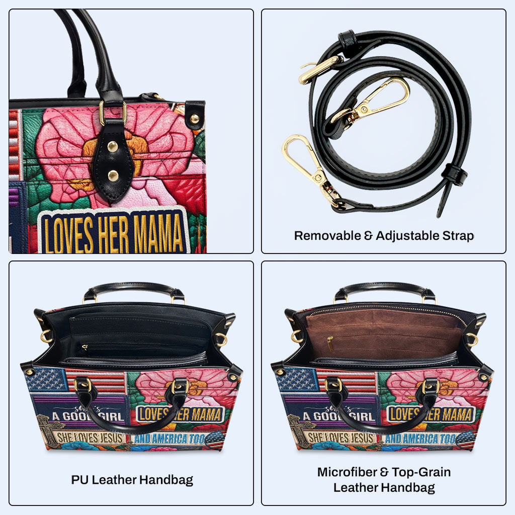 Elle est une bonne fille - Sac à main en cuir - IND19