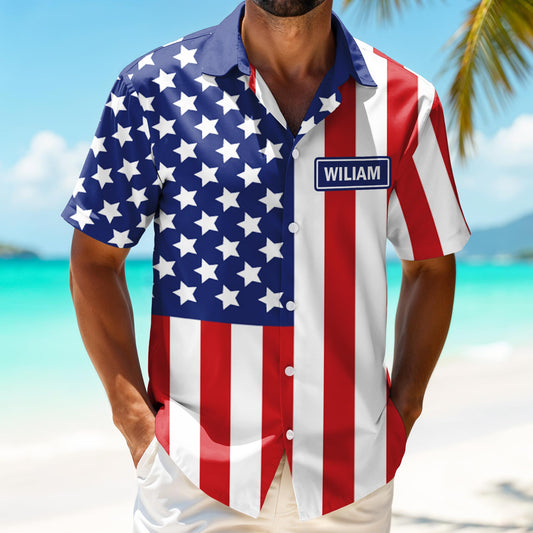 Celebrate Patriotic Spirit with American Flag Design