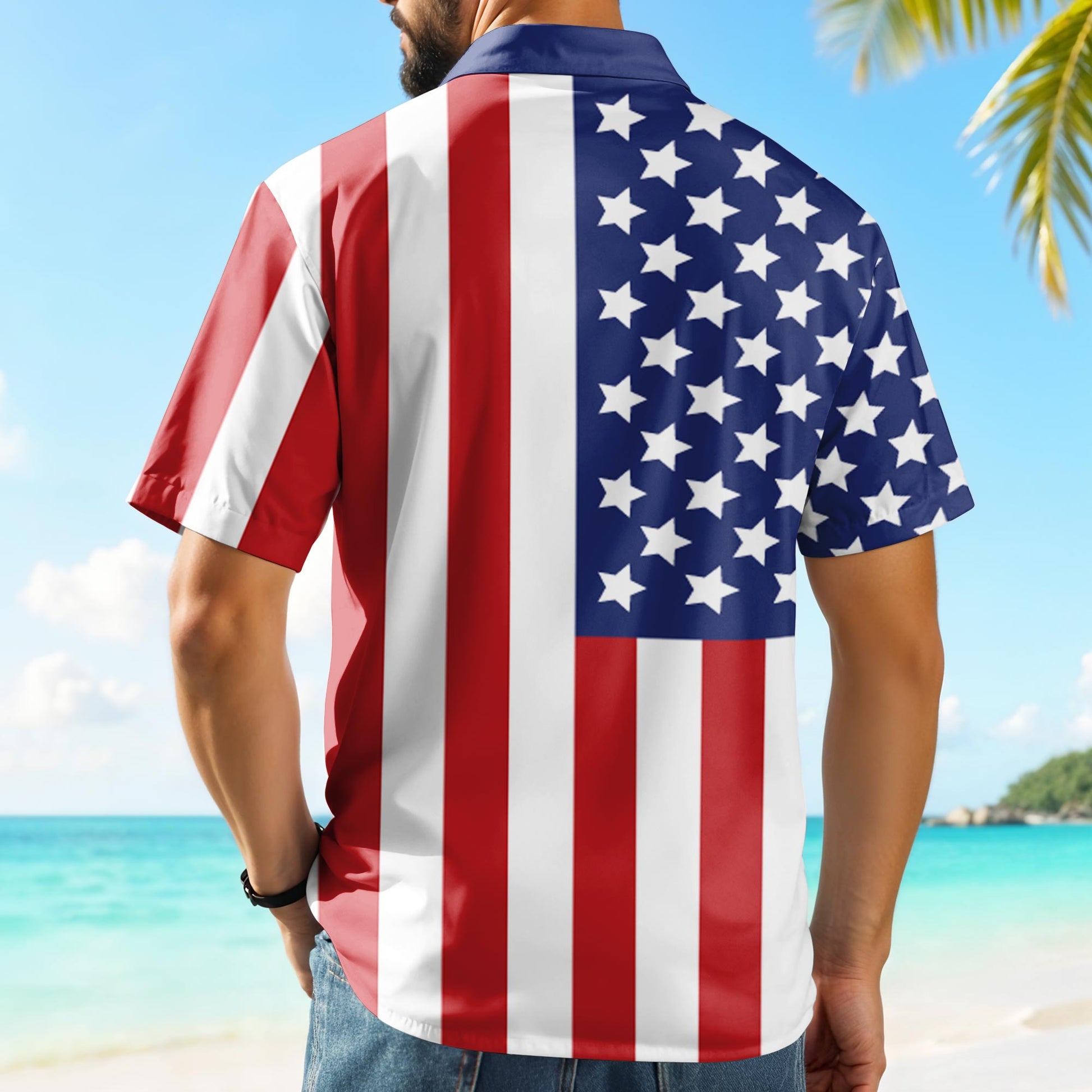 Celebrate Patriotic Spirit with American Flag Design