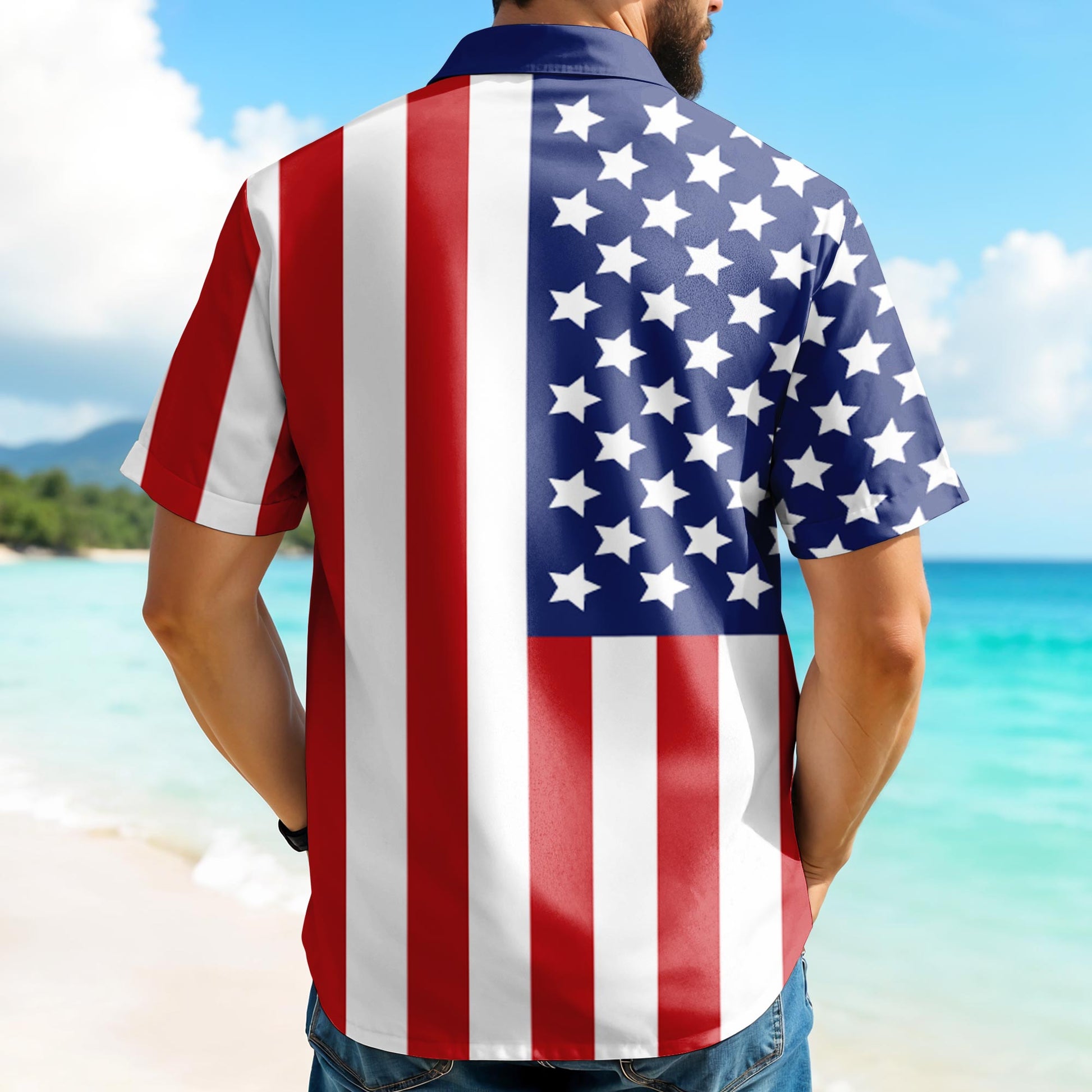 Celebrate Patriotic Spirit with American Flag Design