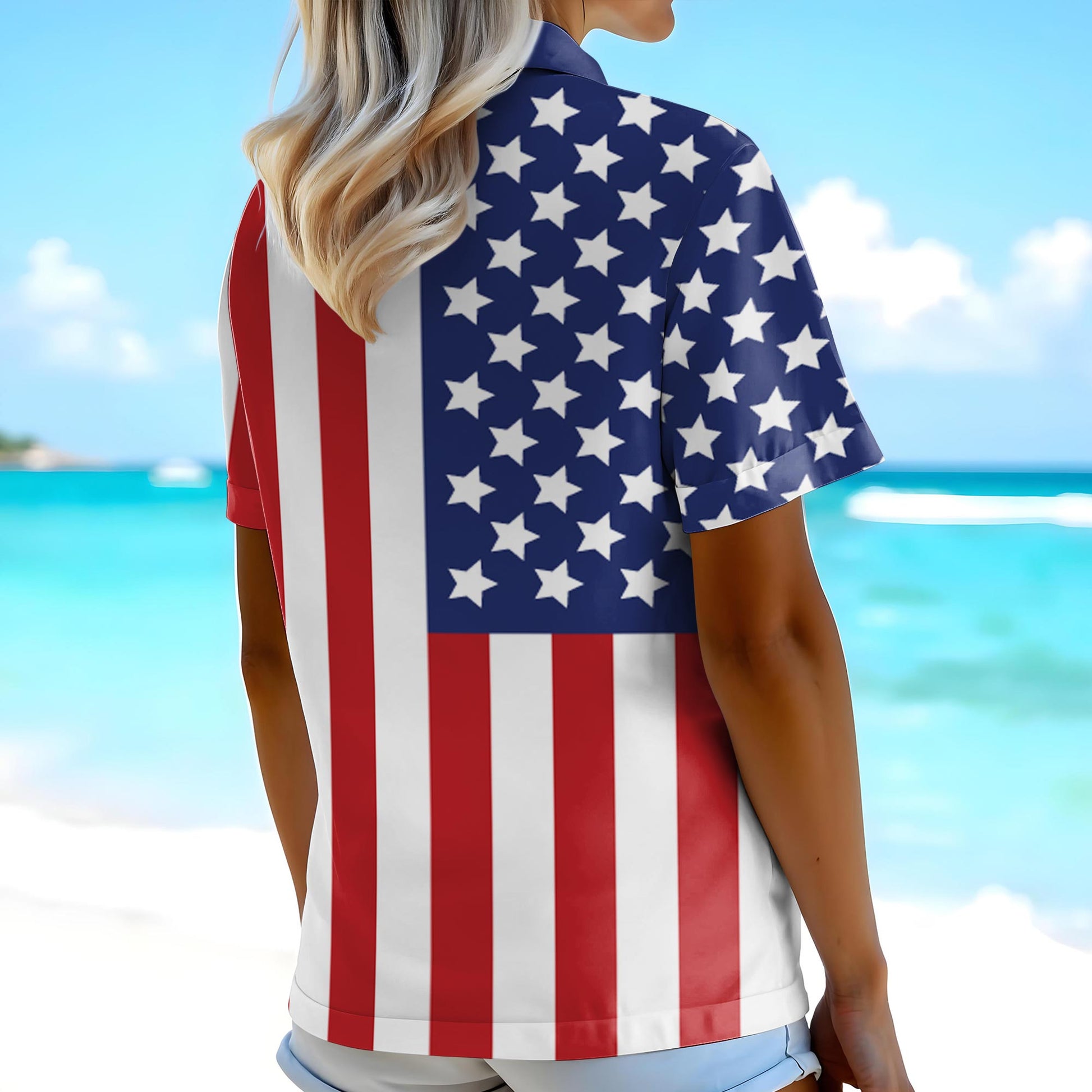 Celebrate Patriotic Spirit with American Flag Design