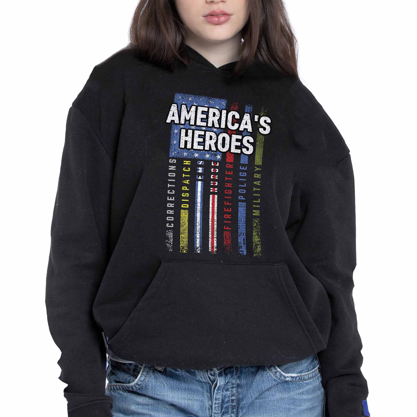 America's Heroes American Flag Design
