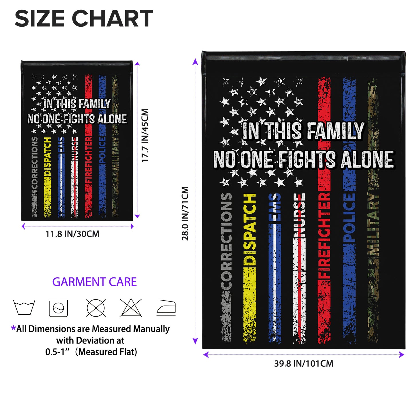 In This Family No One Fights Alone Stars And Stripes
