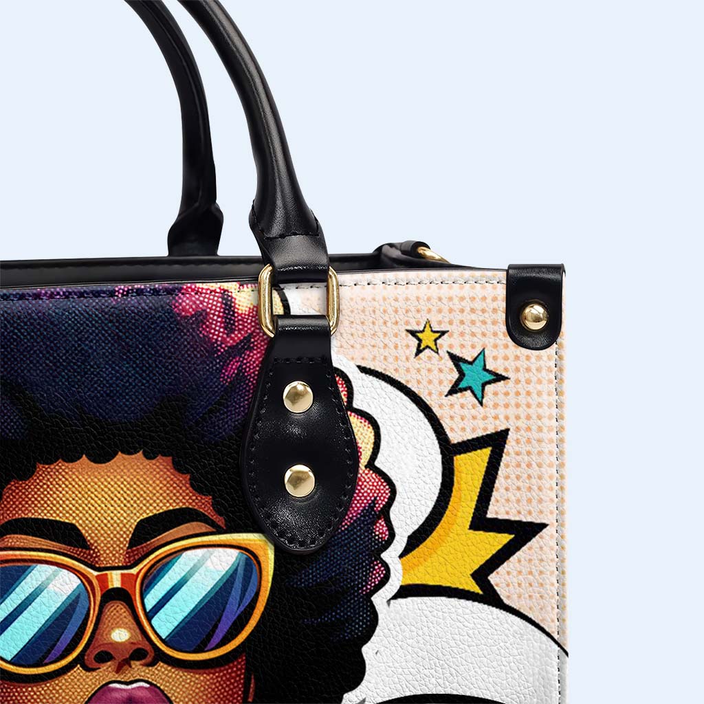 Es lo que es - Bolso de mano de piel personalizado - ITIS01