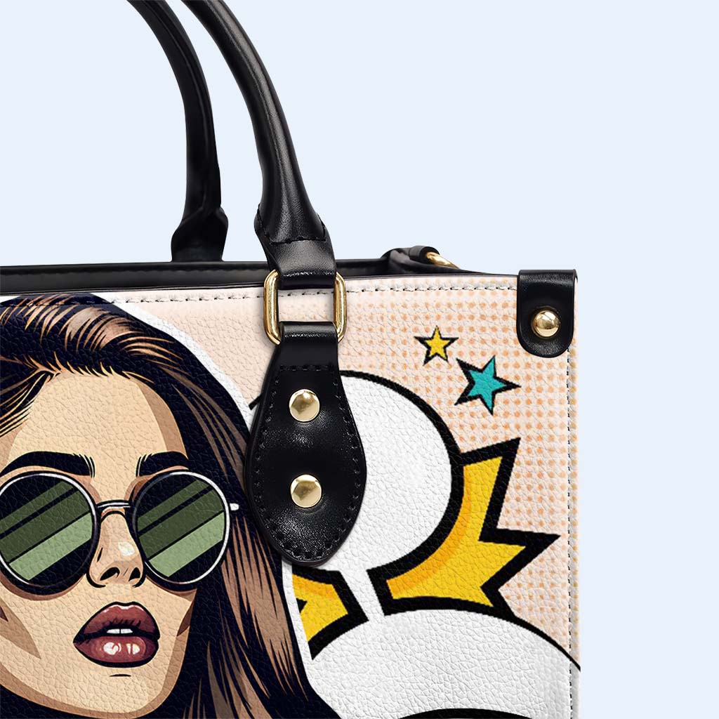 Es lo que es - Bolso de mano de piel personalizado - ITIS03
