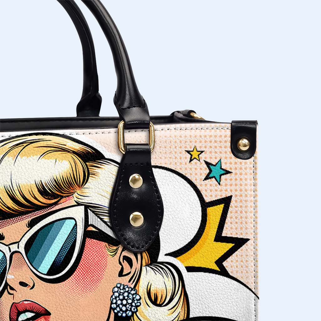 C'est ce que c'est - Sac à main en cuir personnalisé - ITIS06