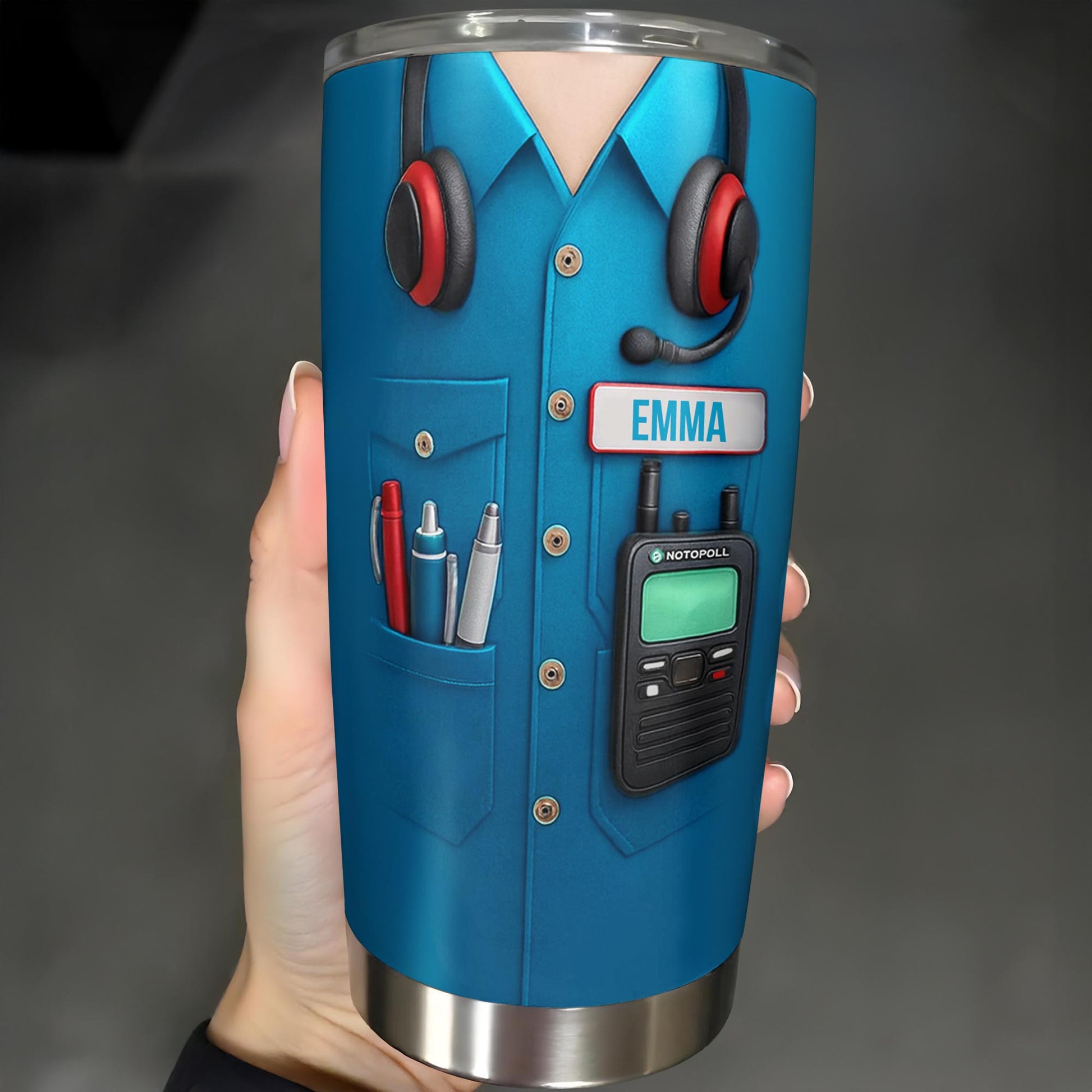 Customizable Tumbler For Radio Operators