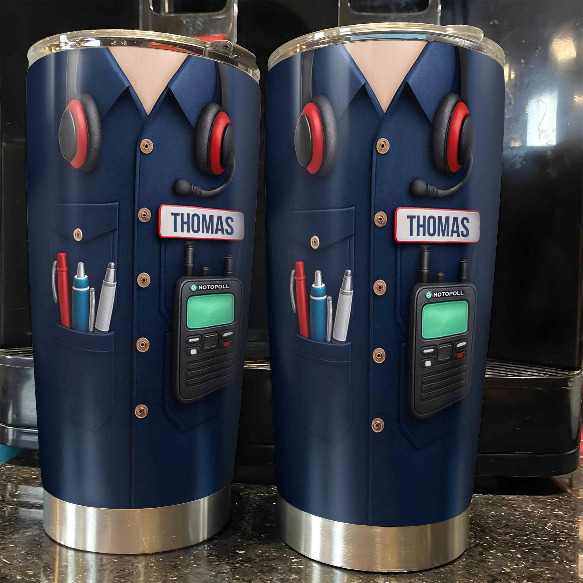 Customizable Tumbler For Radio Operators