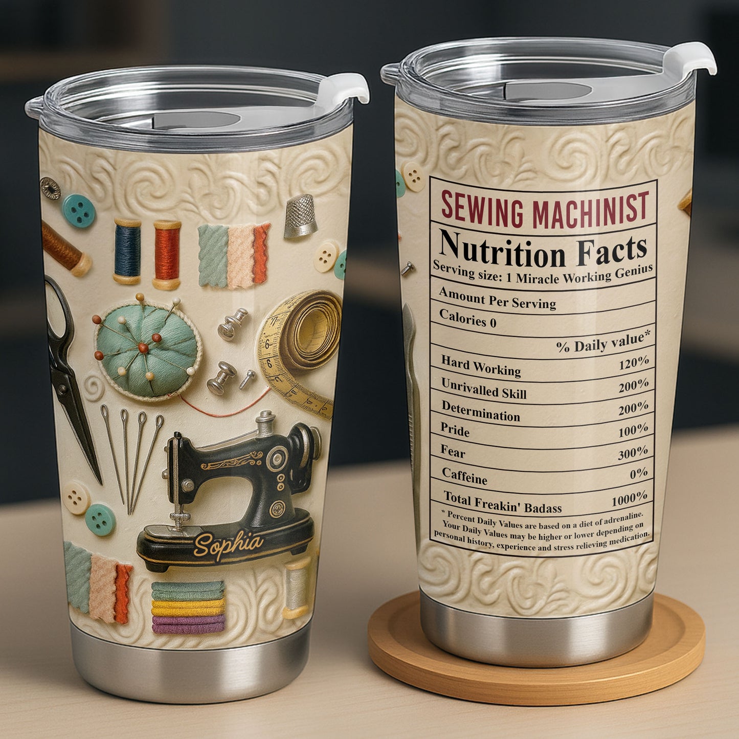 Sewing Machinist Nutrition Facts Miracle Working Genius