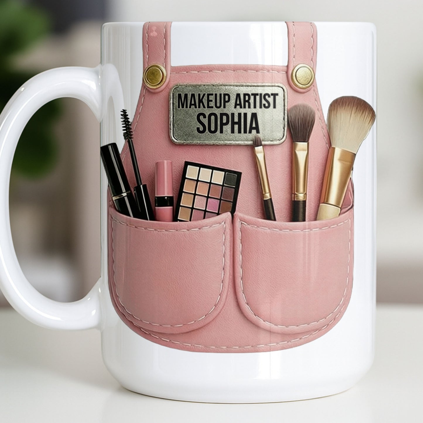 Makeup Artist Belt With Essential Tools - Personalized Custom Coffee Mug - JBS085_MG