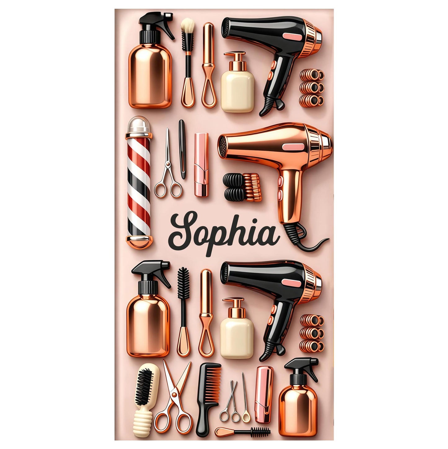 Beauty and Hair Styling Essential Tools Phone Case