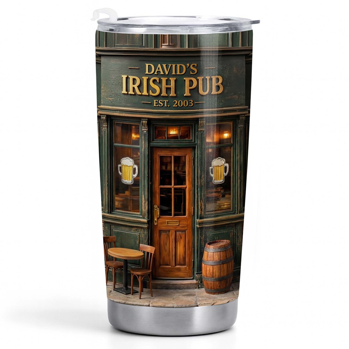 Irish Pub Est Beer Mug Design Bar Storefront