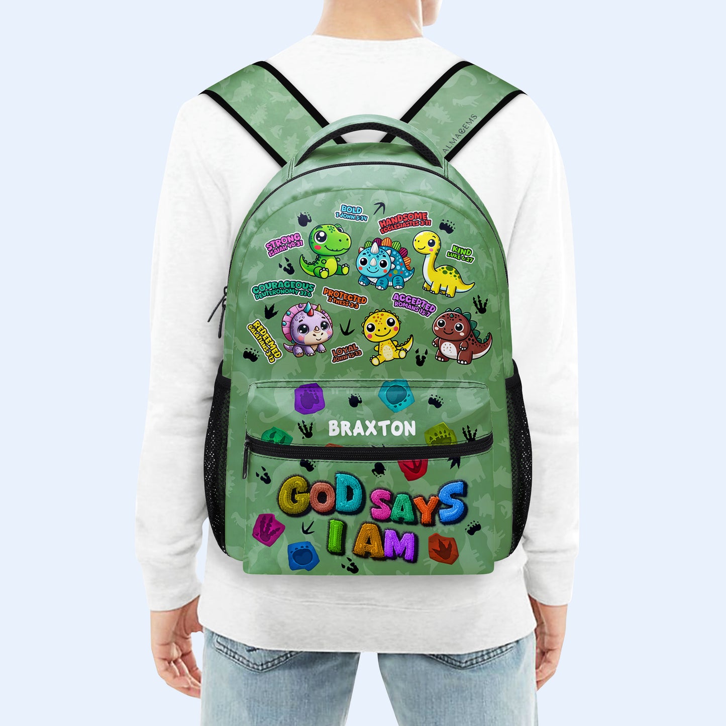 Dieu dit que je suis - Sac à dos personnalisé - KID001_CB