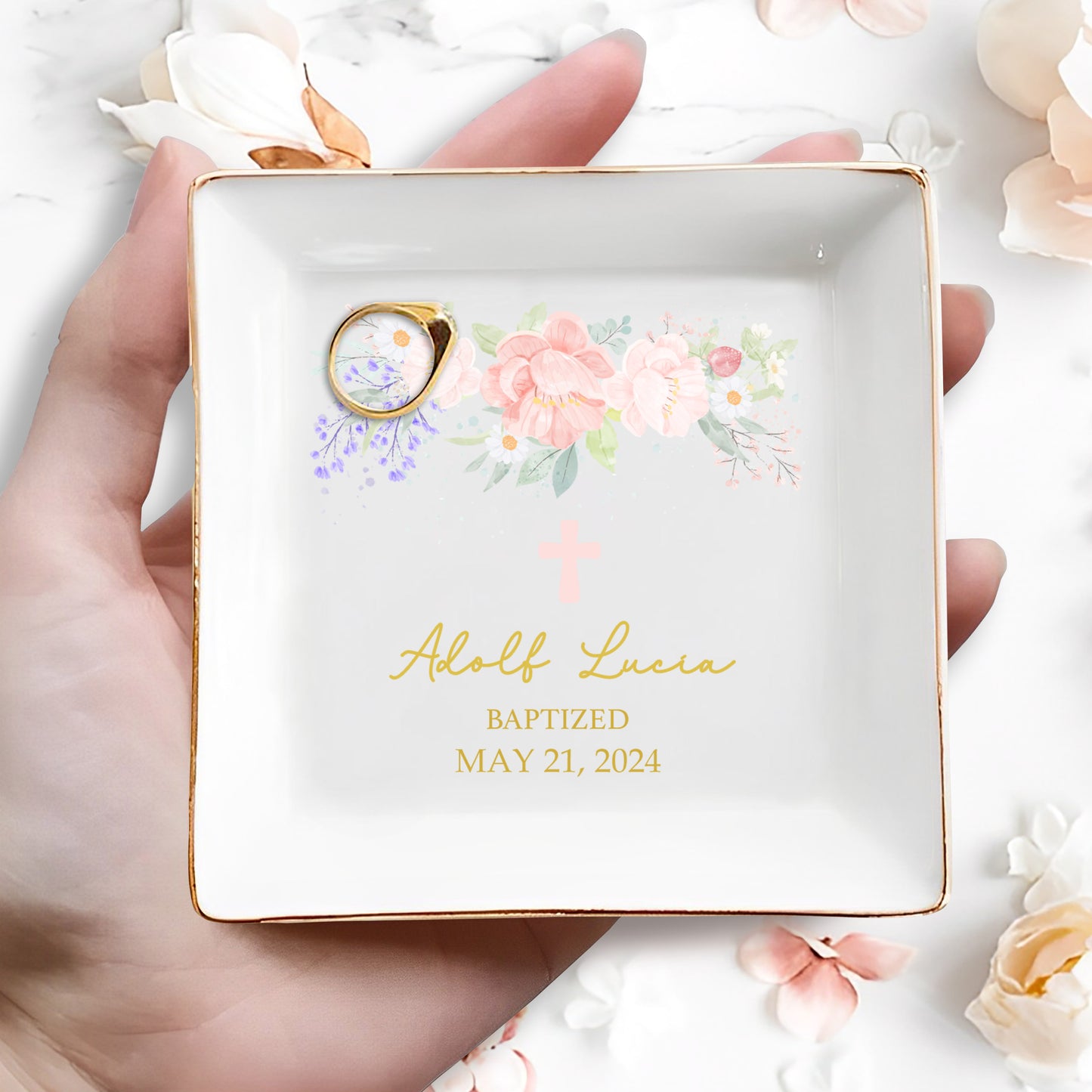 Celebrate Your Special Day Baptized In Love And Faith With Flowers