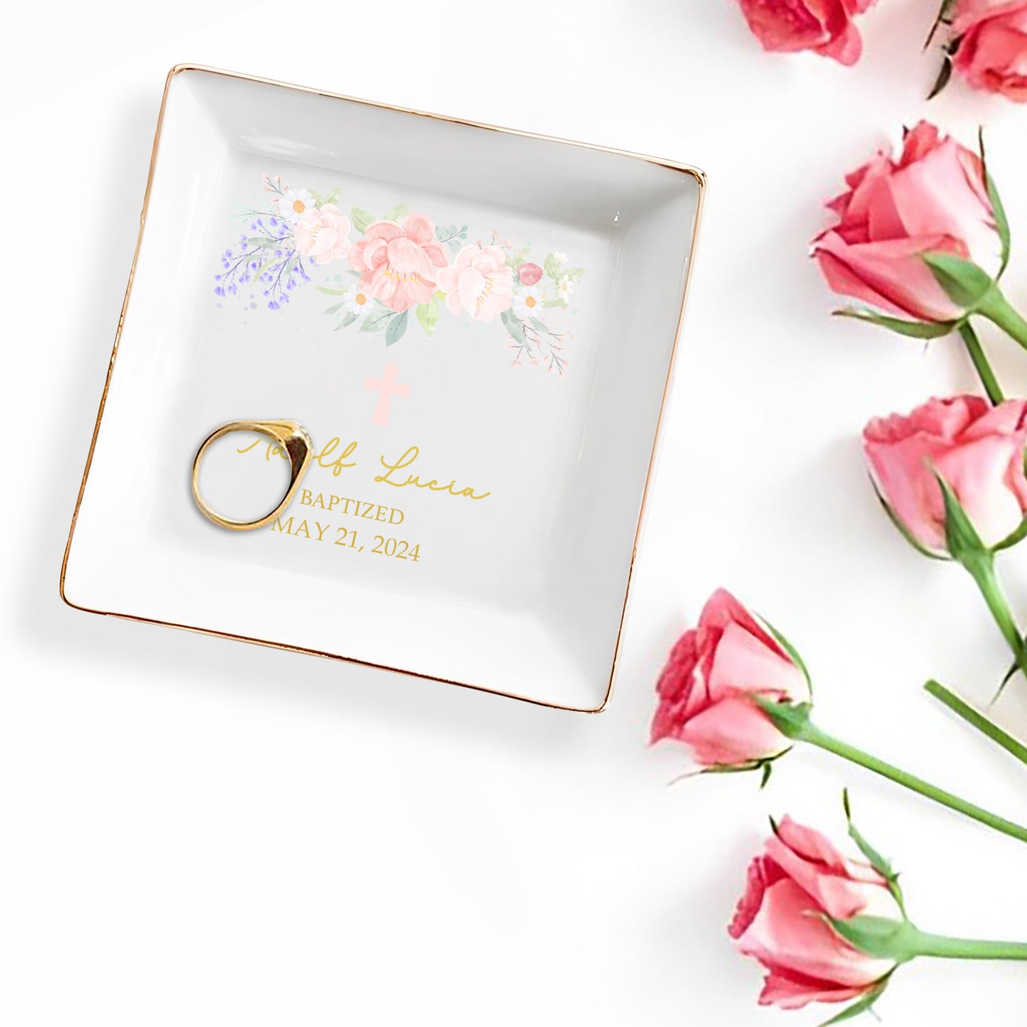 Celebrate Your Special Day Baptized In Love And Faith With Flowers