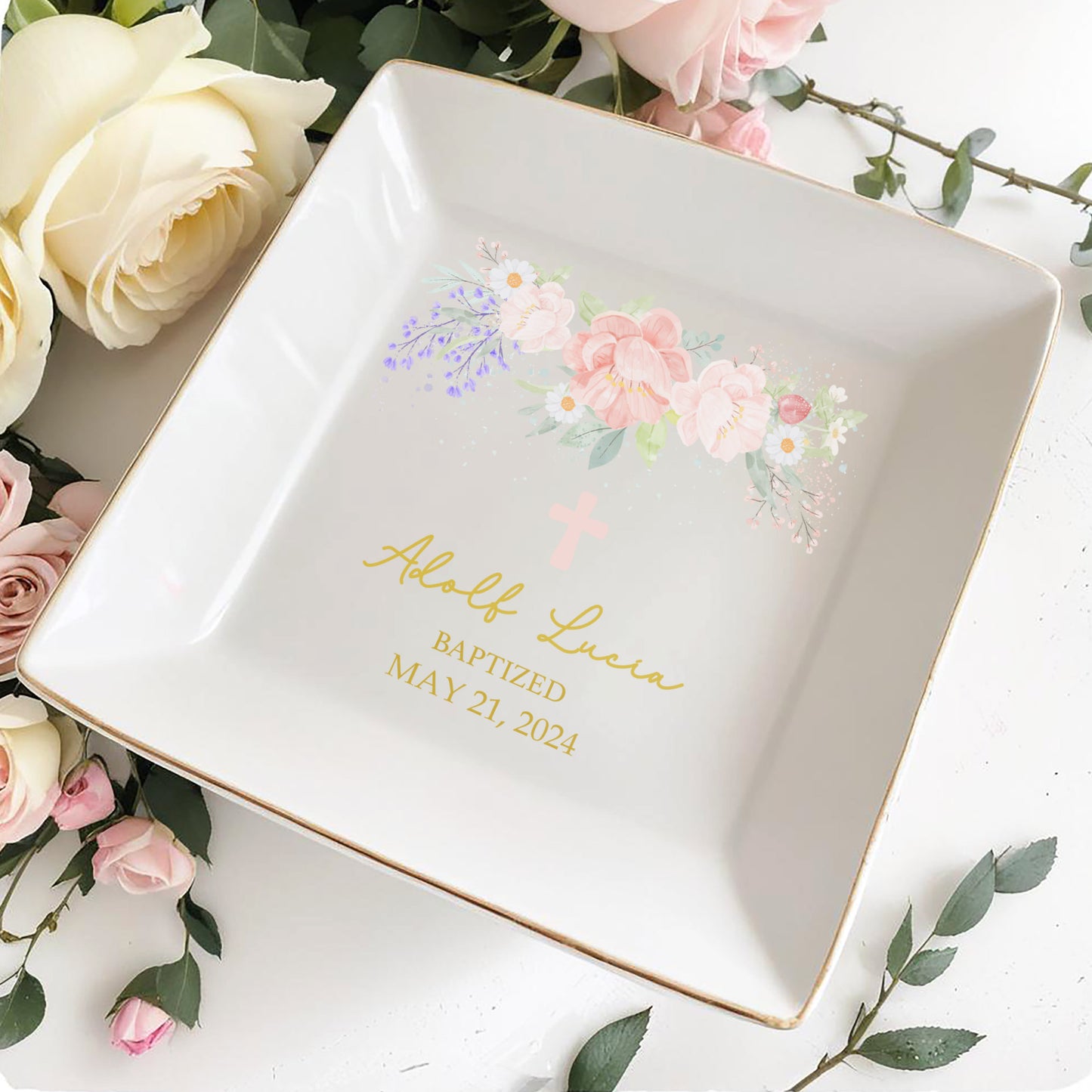 Celebrate Your Special Day Baptized In Love And Faith With Flowers