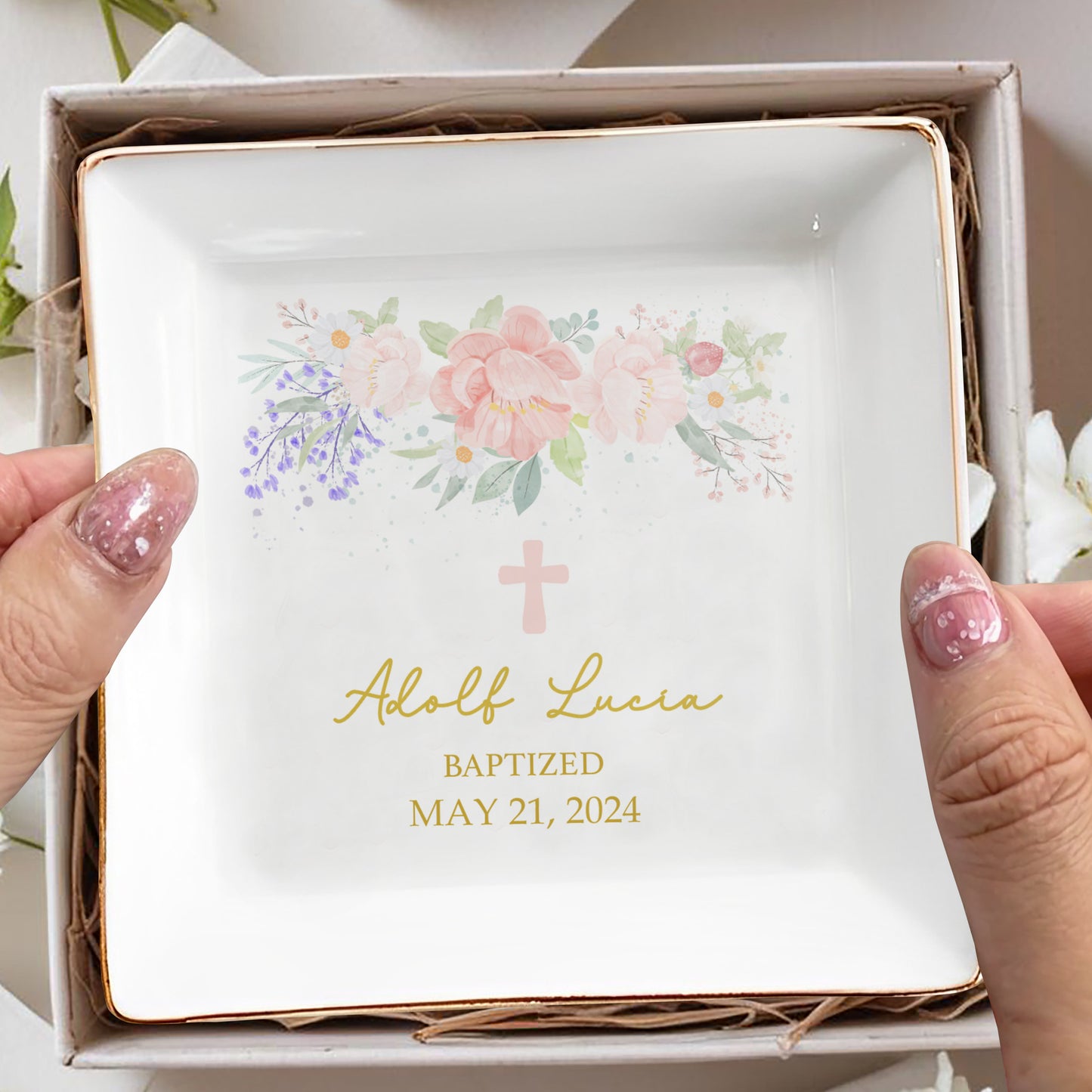Celebrate Your Special Day Baptized In Love And Faith With Flowers