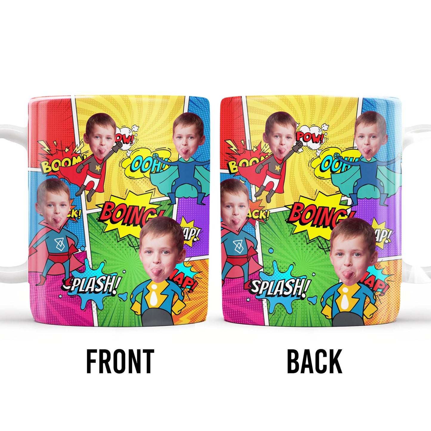 Superhero Adventures Await Capture Fun Moments Mug - Personalized Custom Coffee Mug - KID019_MG