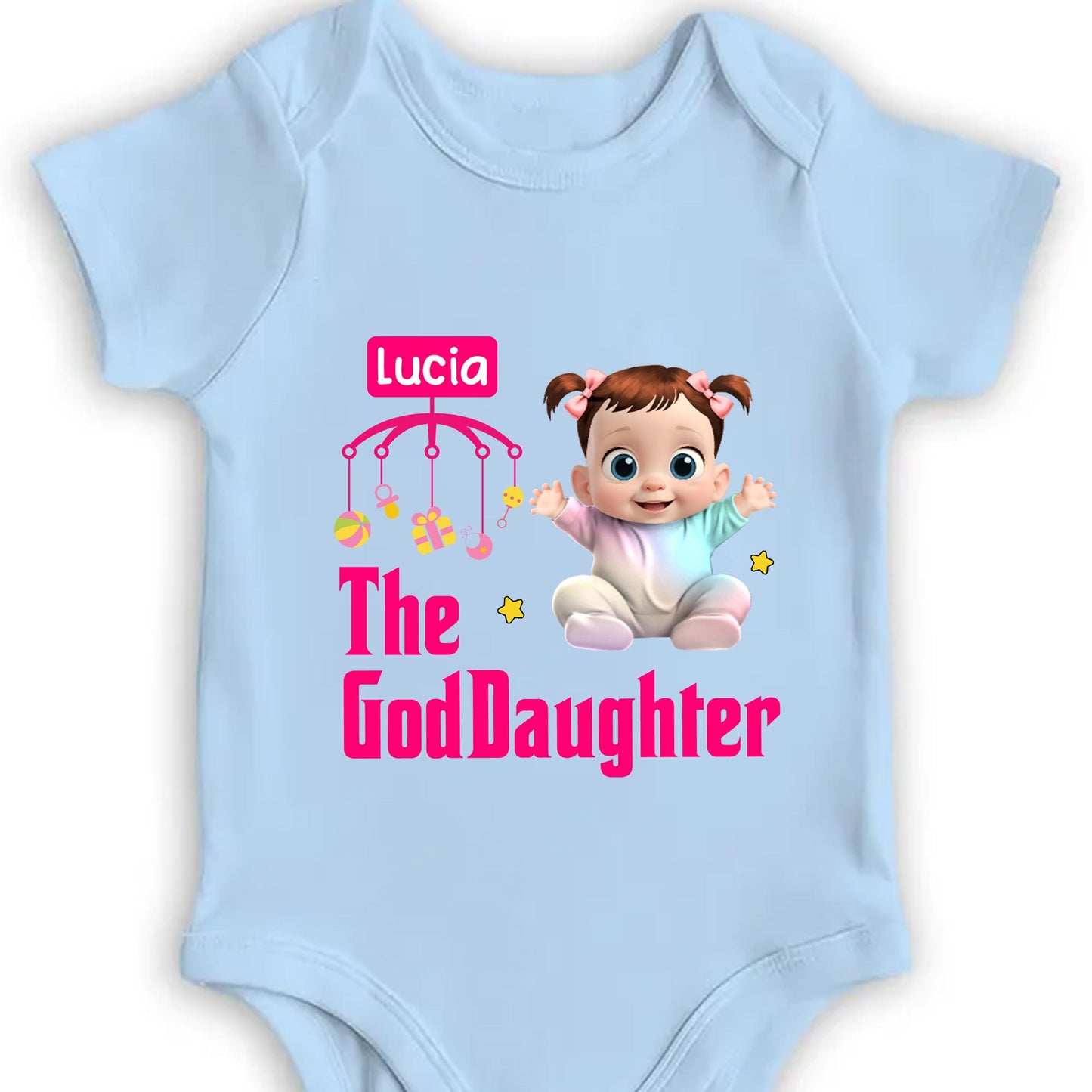 The GodDaughter, Baby With Stars And Mobile Toy