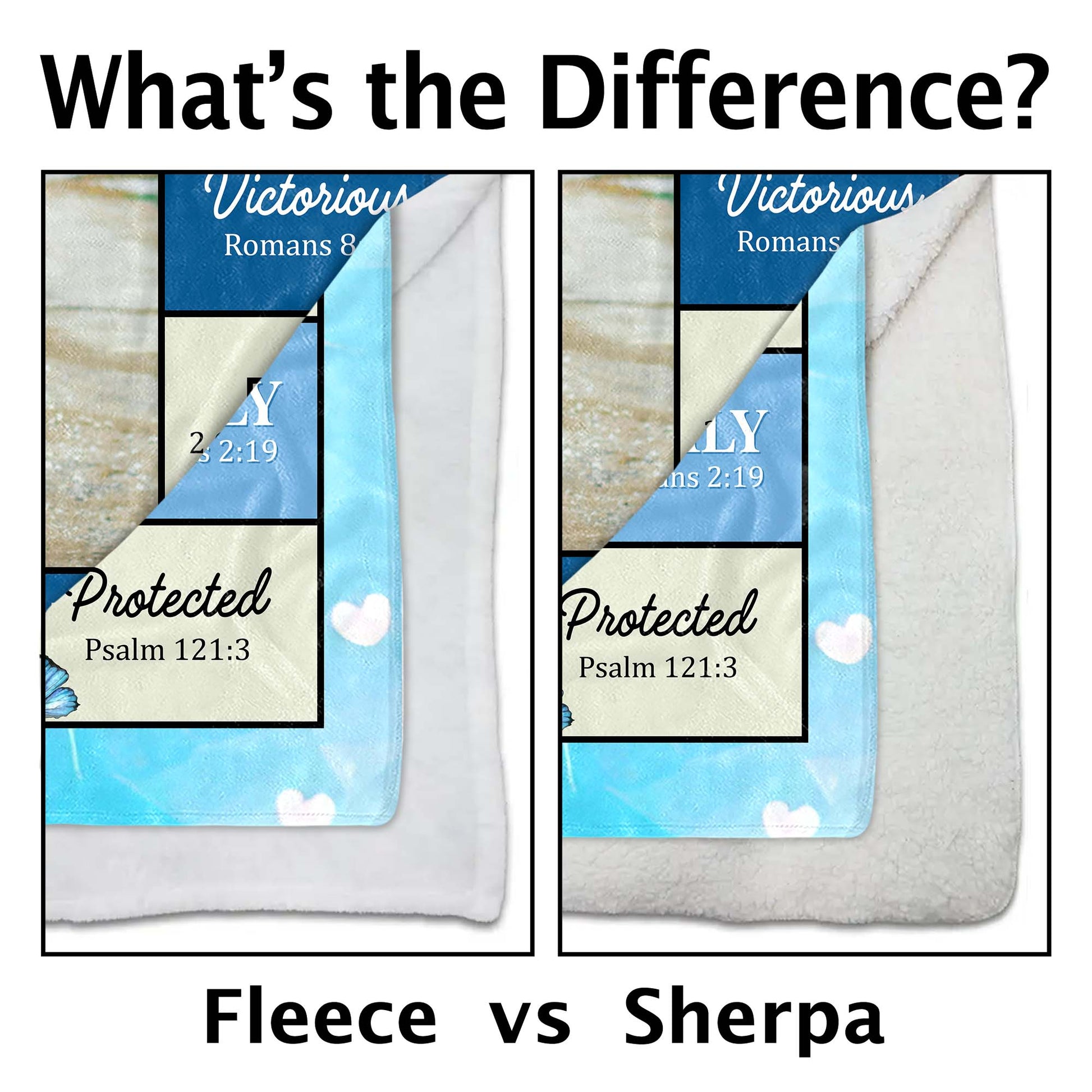 God Says I Am Unique Chosen Capable Special Custom Blanket