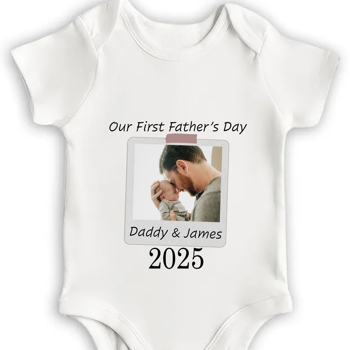 Our First Father's Day, Photo Of Father And Child