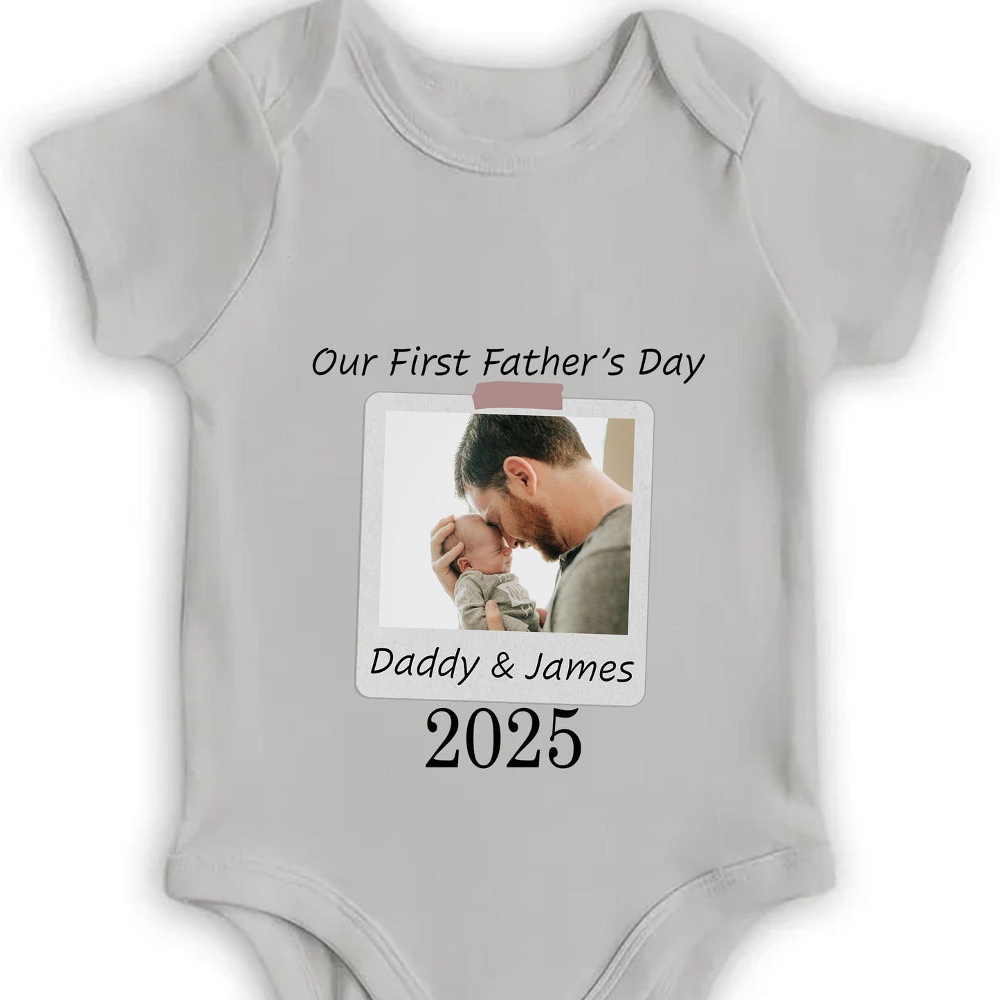 Our First Father's Day, Photo Of Father And Child