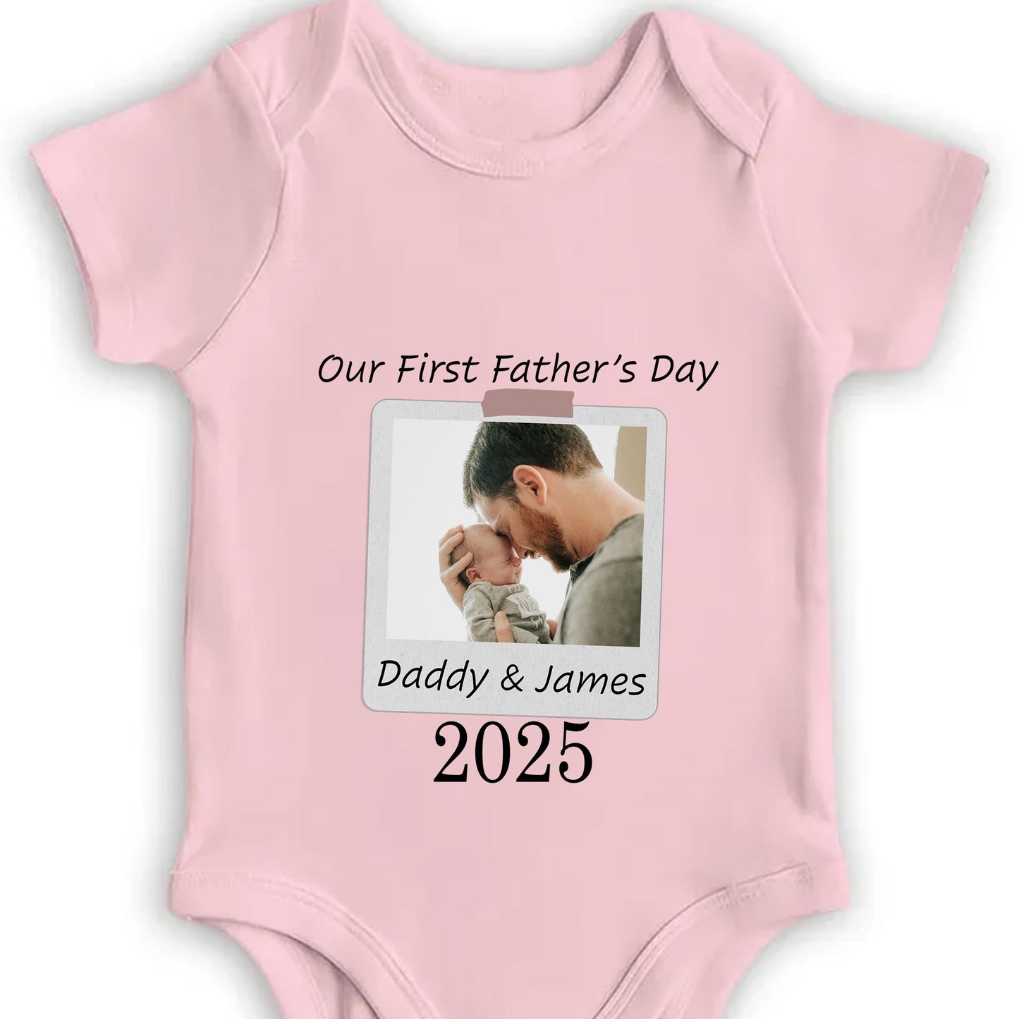 Our First Father's Day, Photo Of Father And Child
