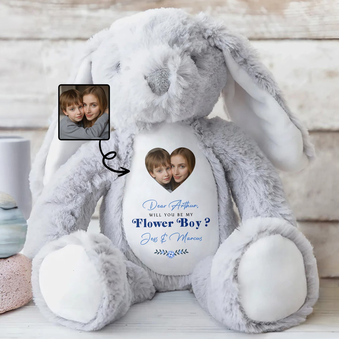 Dear Arthur, Will You Be My Flower Boy?, Stuffed Bunny