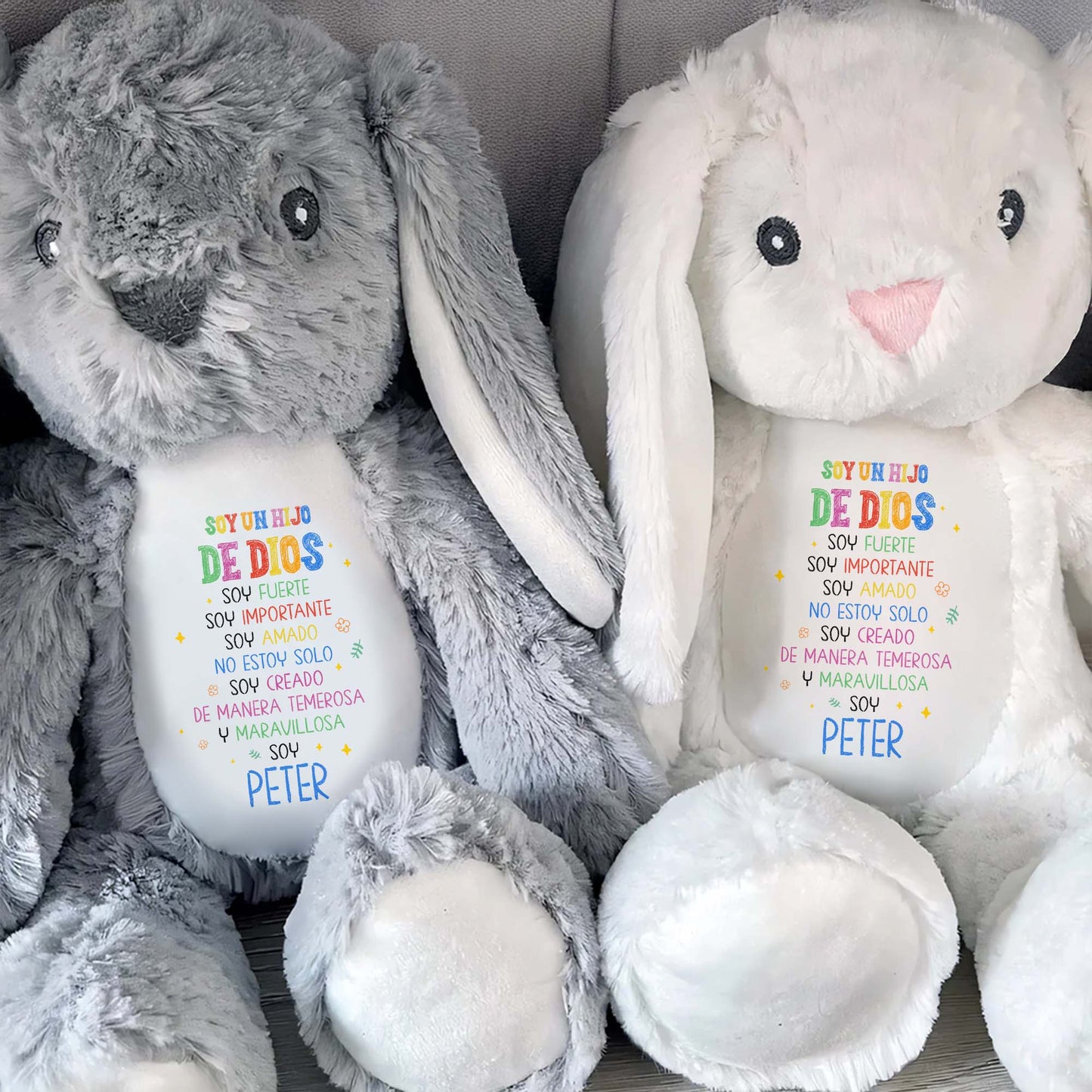 Soy Un Hijo De Dios, Soy Fuerte, Stuffed Bunny