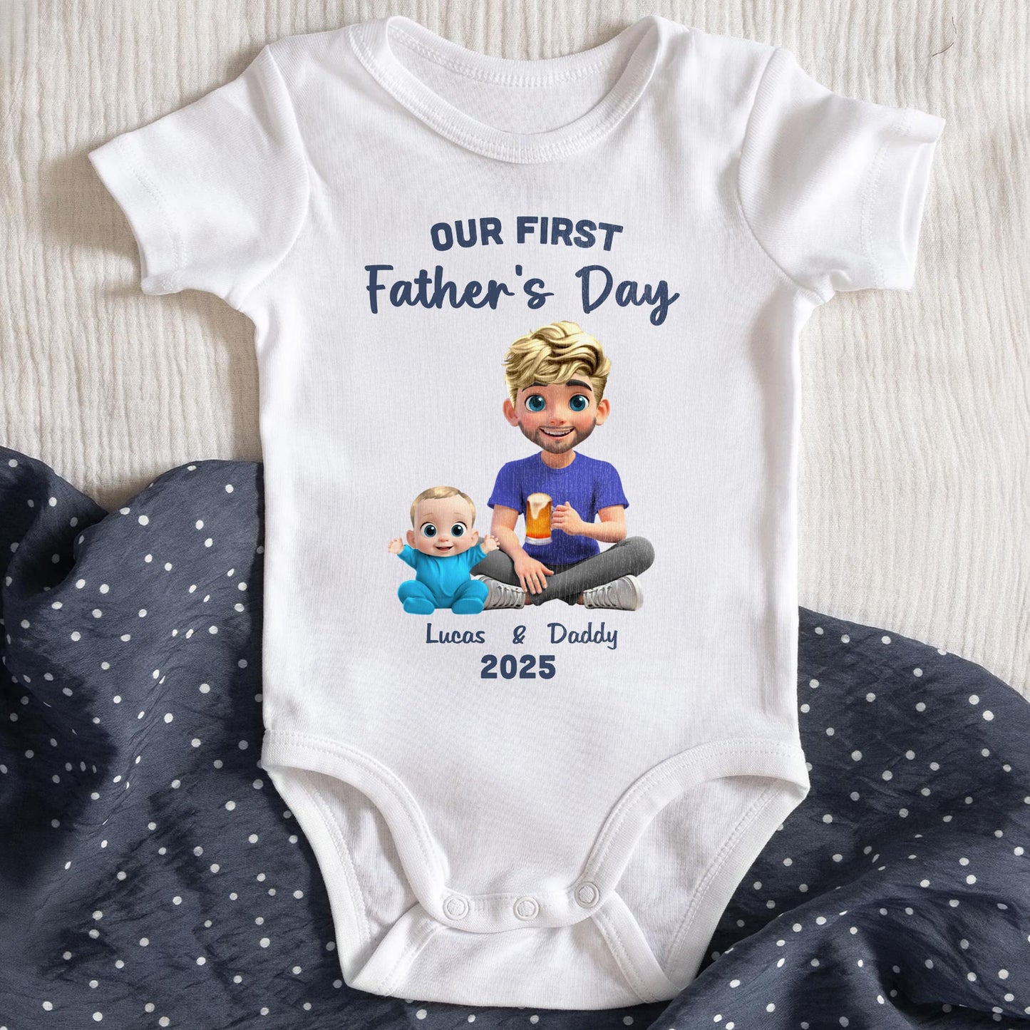 Our First Father's Day, Cartoon Characters