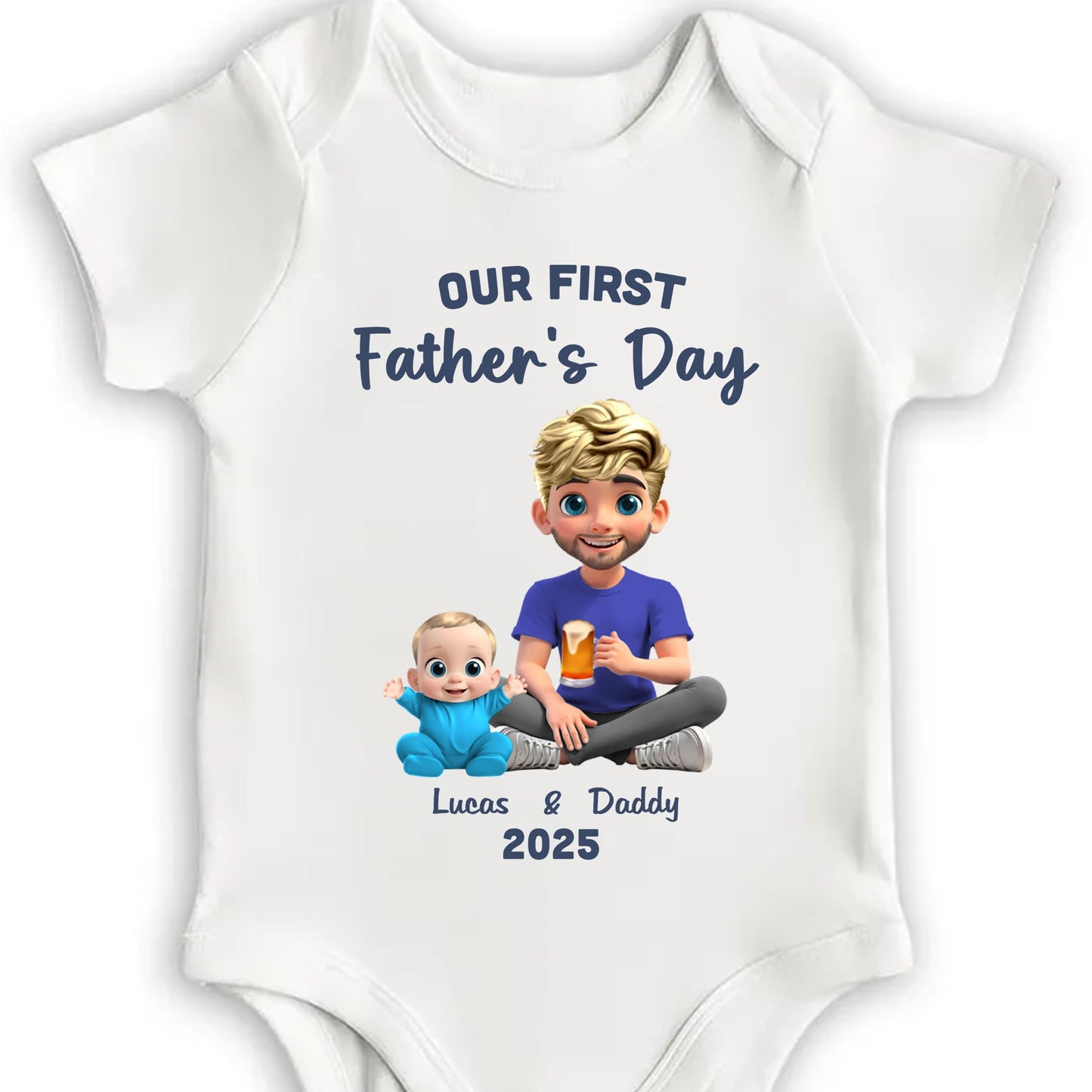 Our First Father's Day, Cartoon Characters
