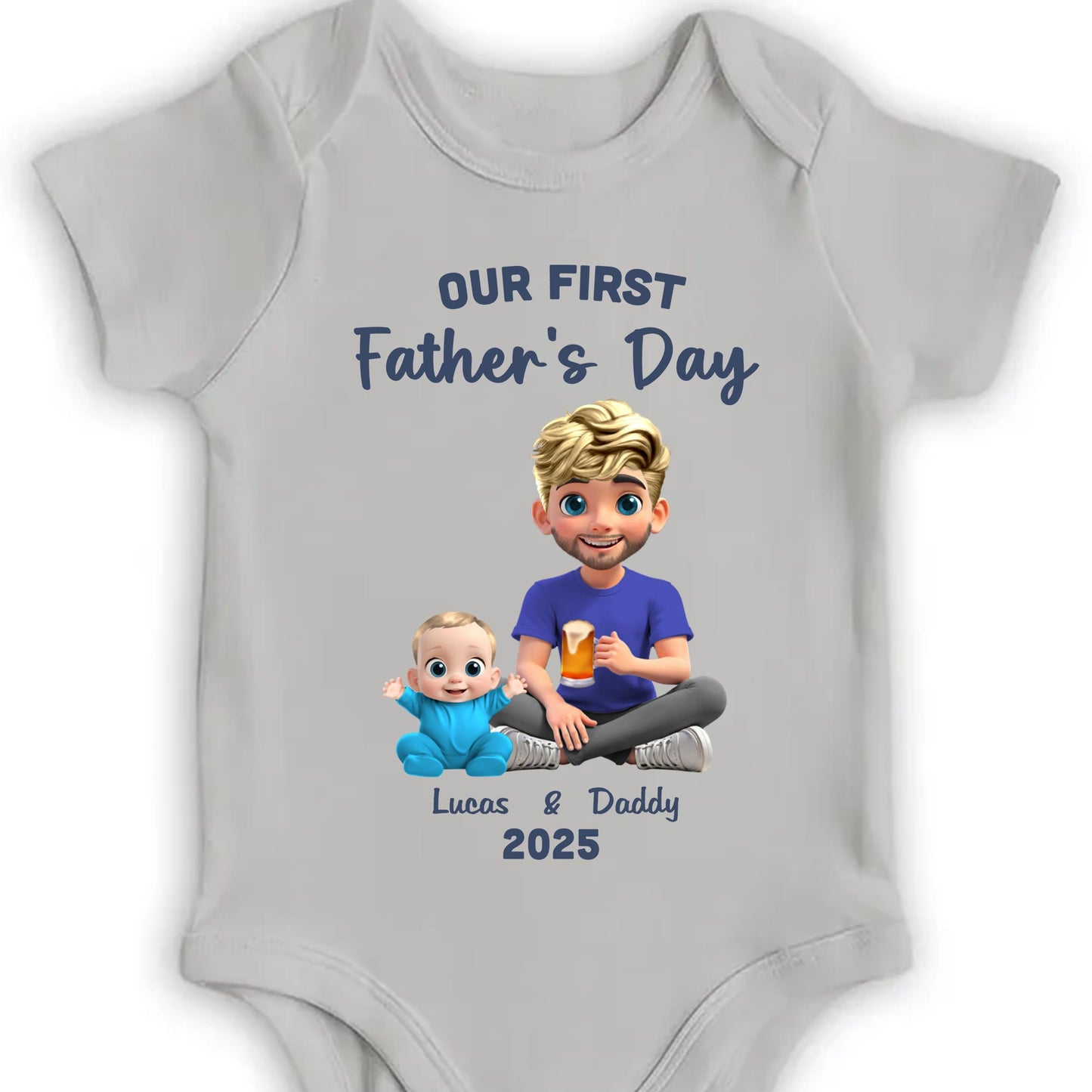 Our First Father's Day, Cartoon Characters