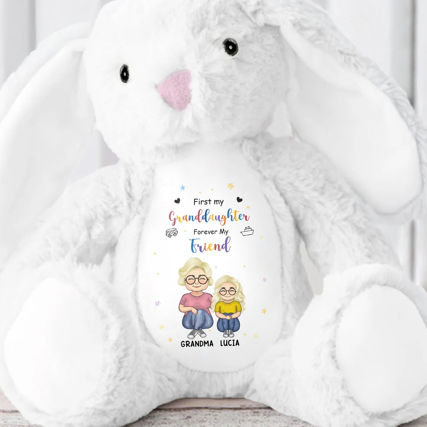 First My Granddaughter, Forever My Friend, Cartoon Characters