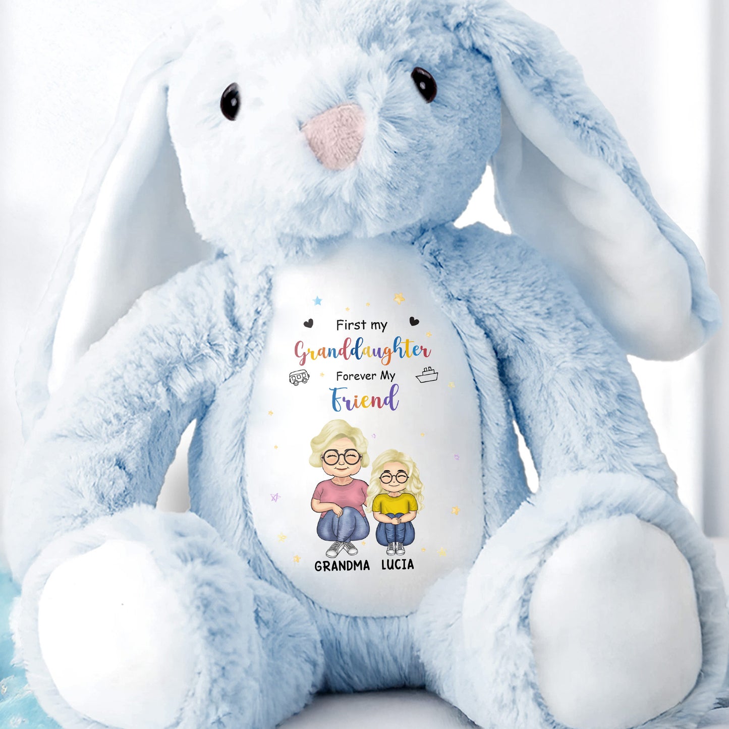 First My Granddaughter, Forever My Friend, Cartoon Characters