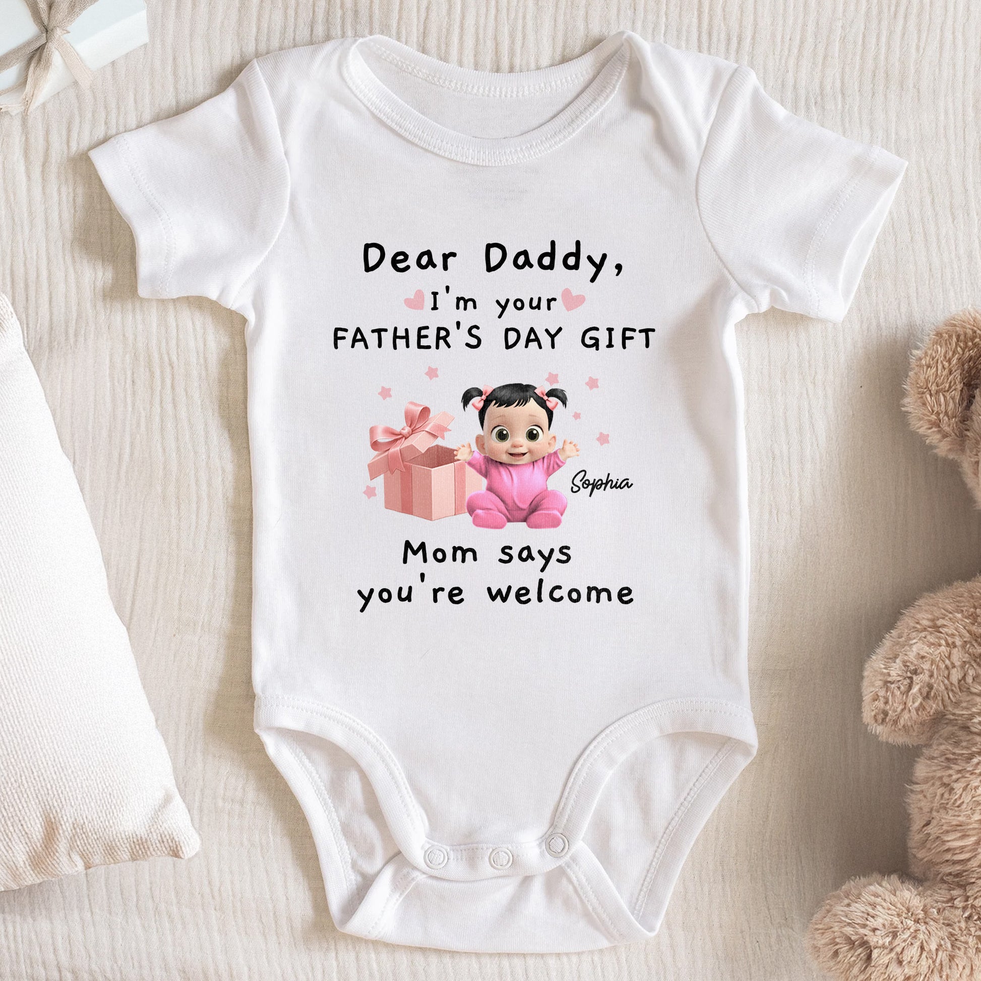 Dear Daddy, I'm Your Father's Day Gift, Baby and Gift Box