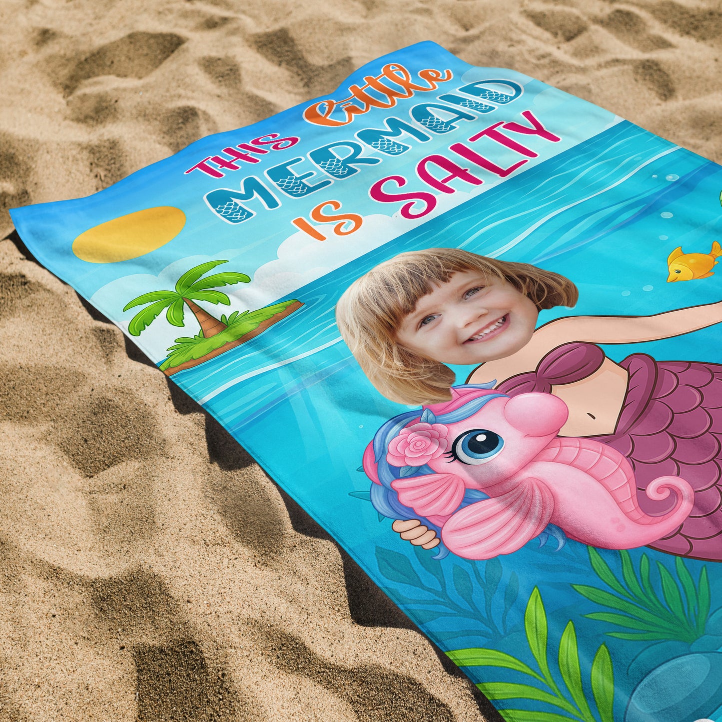 This Little Mermaid Is Salty With Tropical Beach Theme
