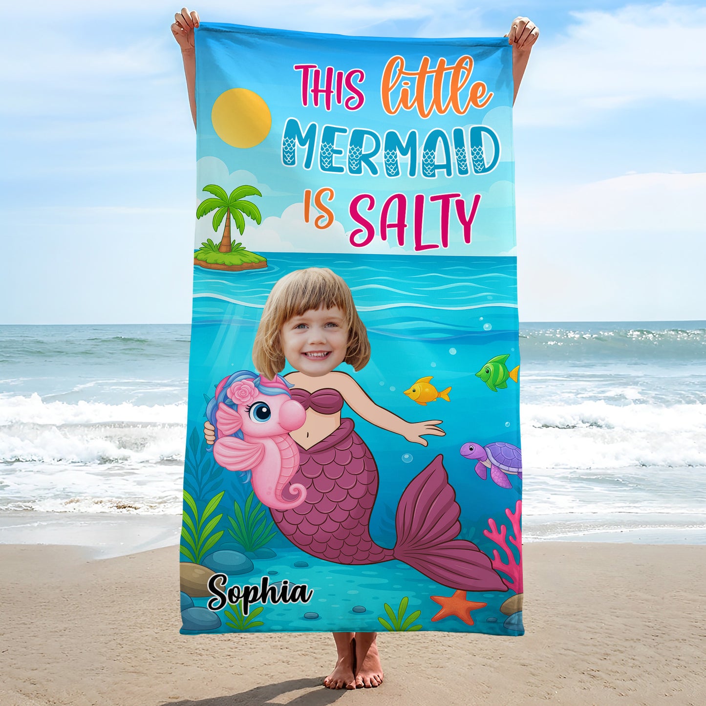This Little Mermaid Is Salty With Tropical Beach Theme
