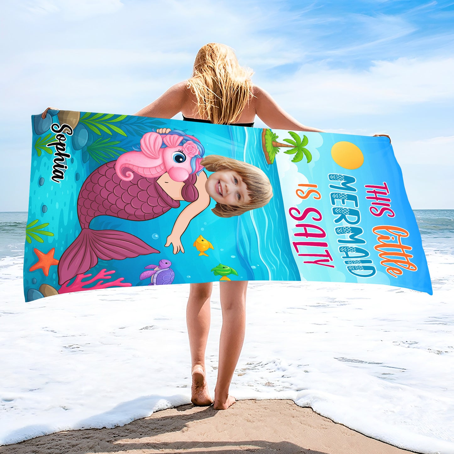 This Little Mermaid Is Salty With Tropical Beach Theme