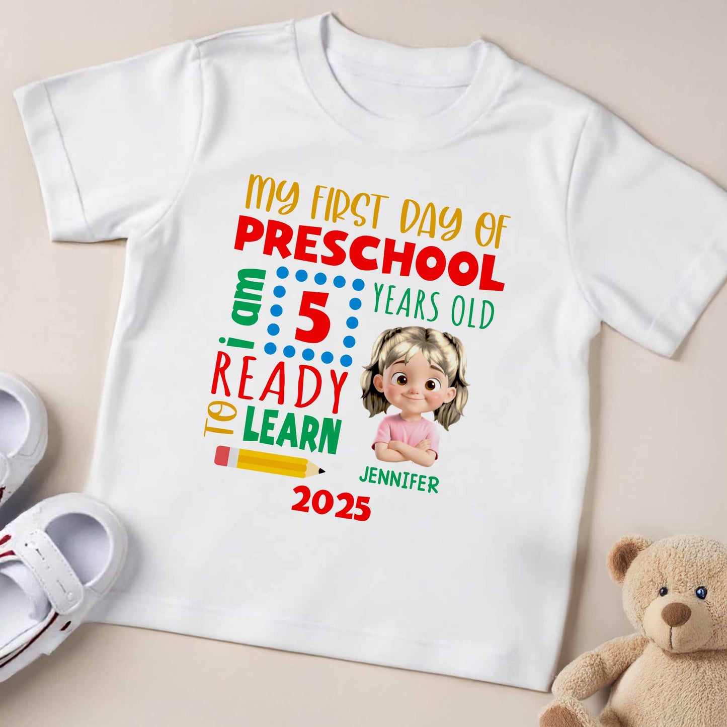 My First Day Of Preschool Ready To Learn