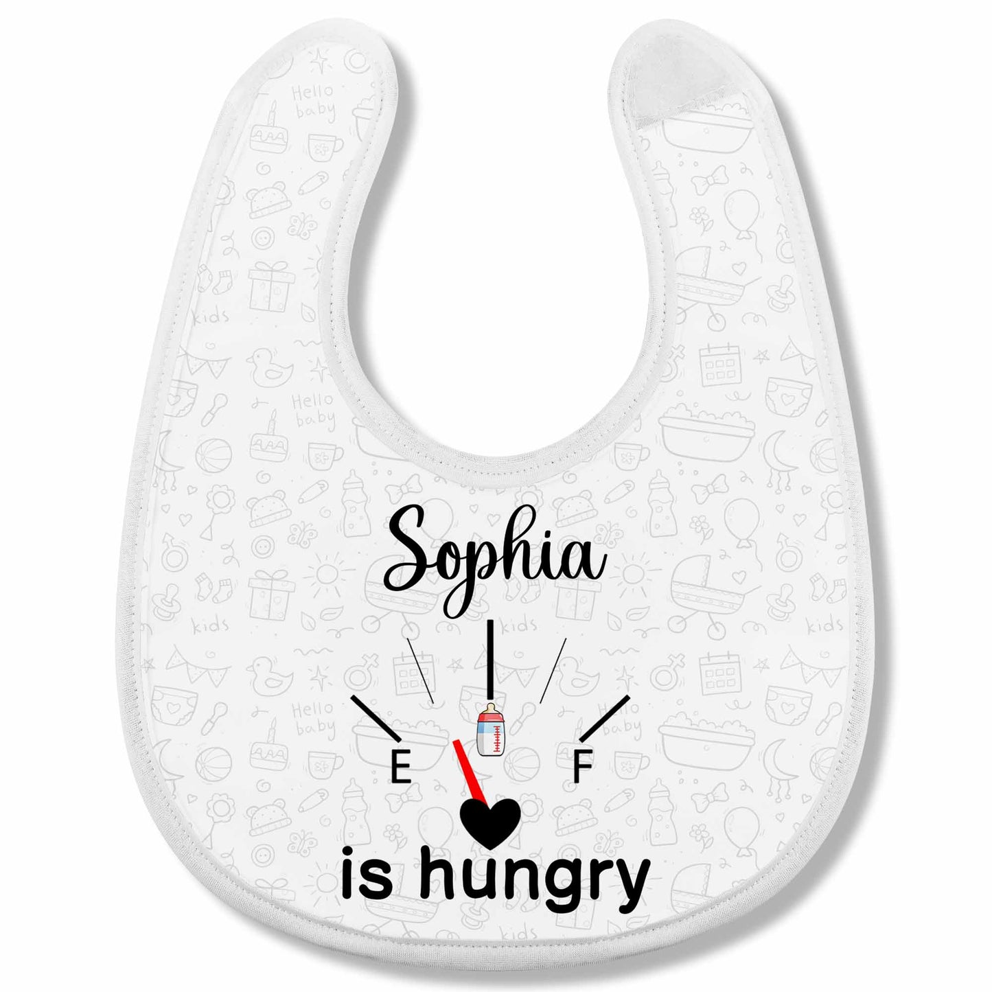 Is Hungry, Baby Items and Heart Design