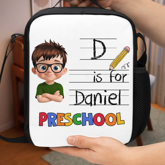 D Is For Preschool, Boy With Pencil