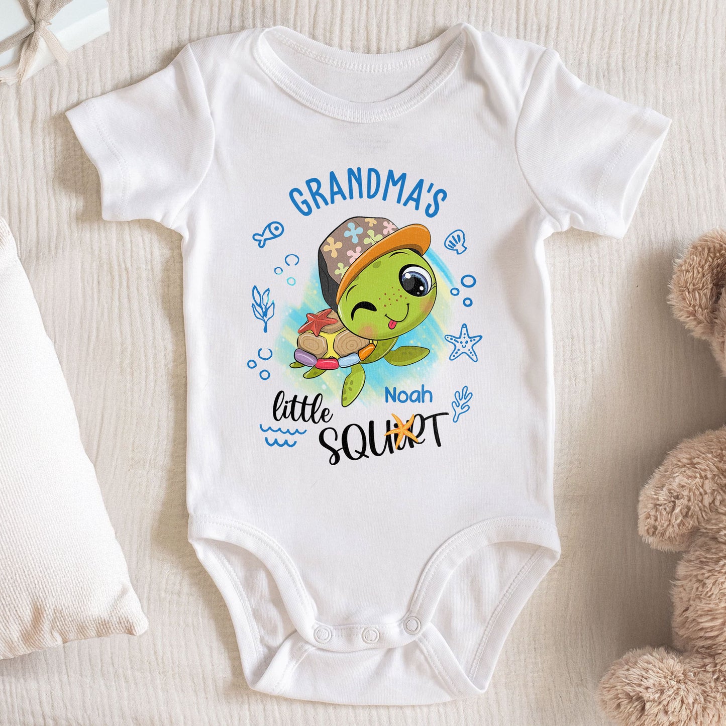 Grandma's Little Squirt Turtle Design