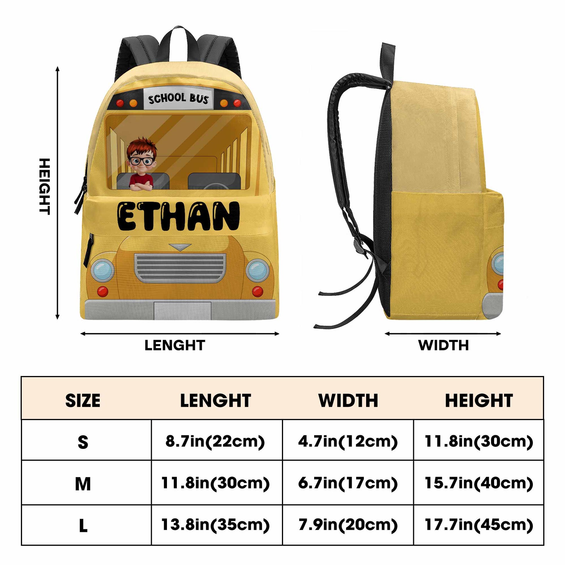 Cute School Bus Design Perfect For Kids