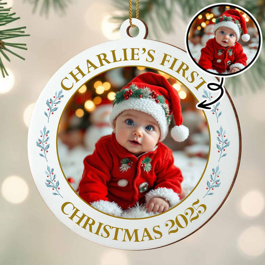 Charlie's First Christmas Baby in Festive Attire